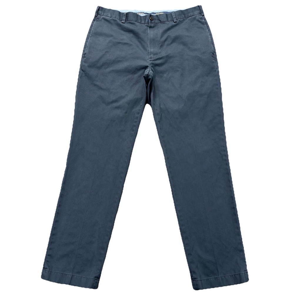 Brooks Brothers Lightweight Advantage Chino Clark Pants Blue Men's Size 36x32